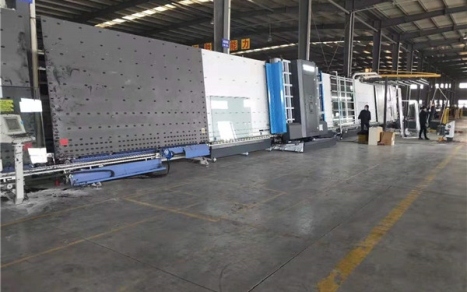 Hollow automatic argon filling production line